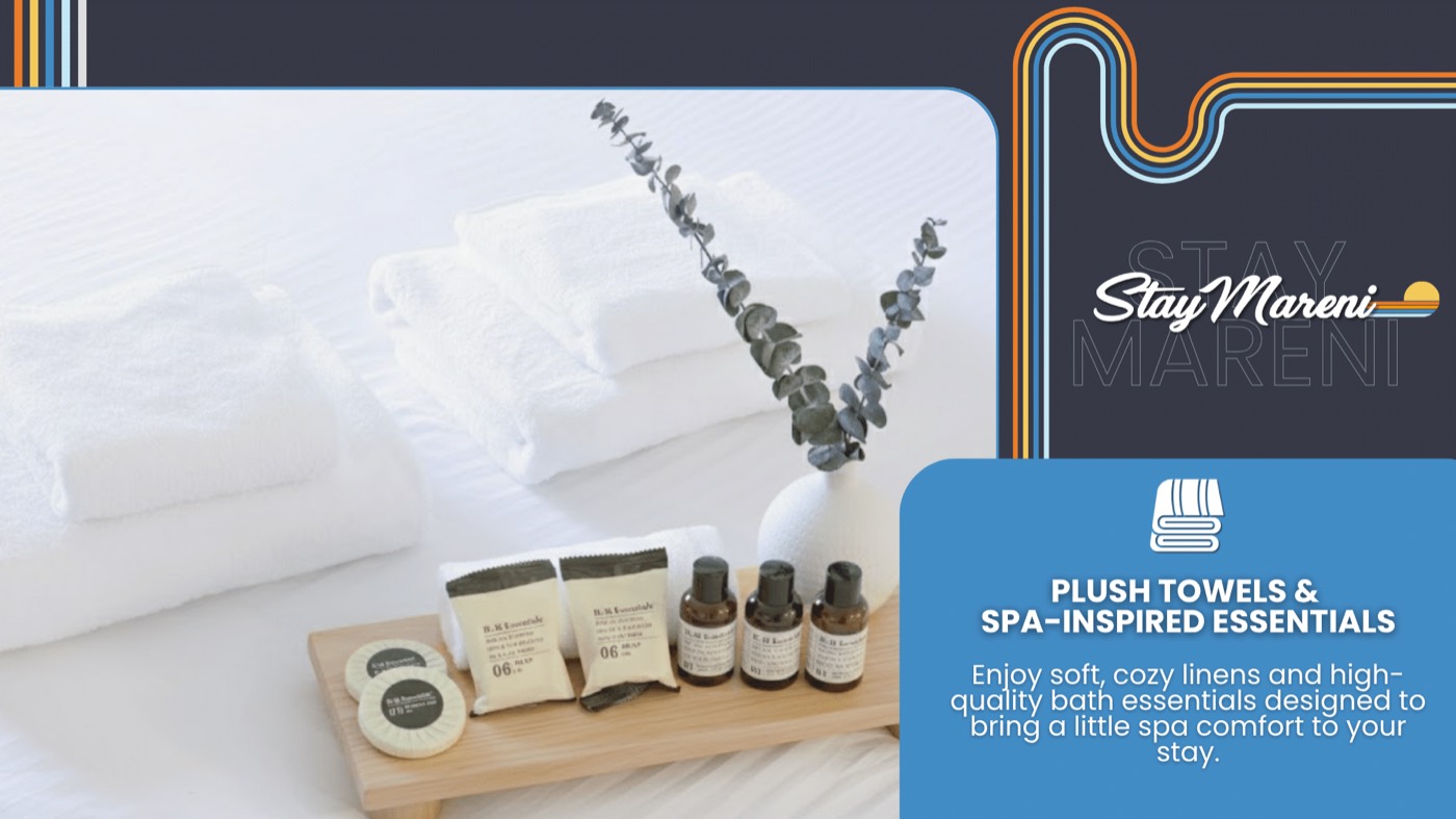 StayMareni — plush towels and spa-inspired essentials